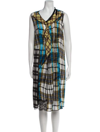Marc Jacobs Silk Midi Length Dress