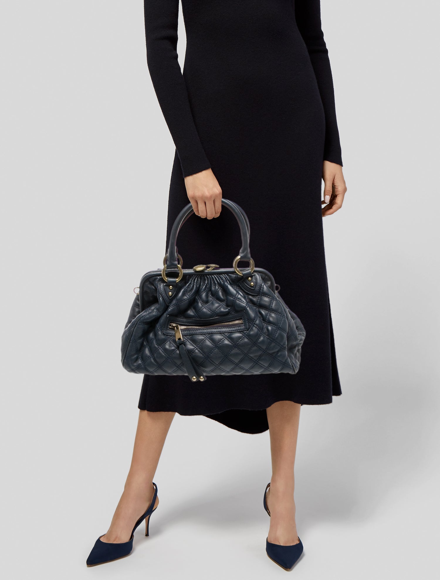 Marc Jacobs Quilted Top Handle Bag