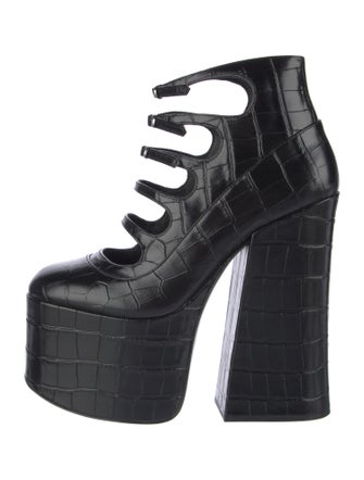 Marc Jacobs Embossed Leather Pumps