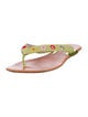 Marc Jacobs Canvas Flip Flops