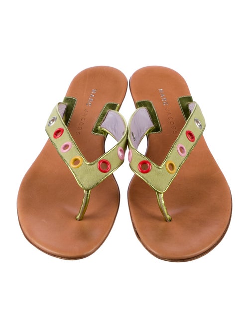 Marc Jacobs Canvas Flip Flops