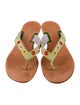 Marc Jacobs Canvas Flip Flops