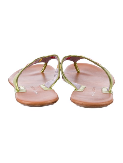 Marc Jacobs Canvas Flip Flops