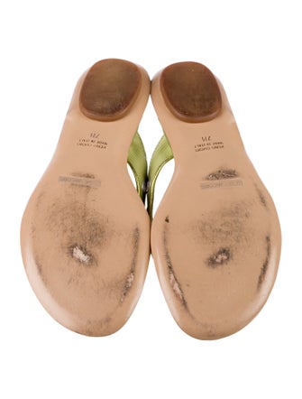 Marc Jacobs Canvas Flip Flops