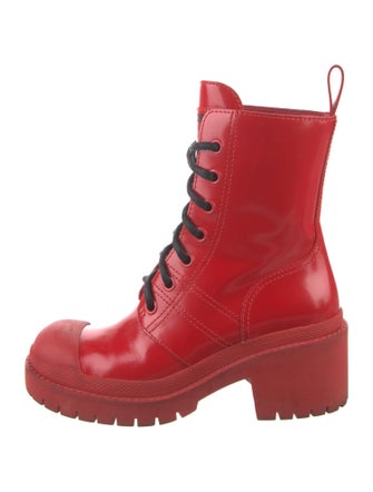 Marc Jacobs Leather Combat Boots