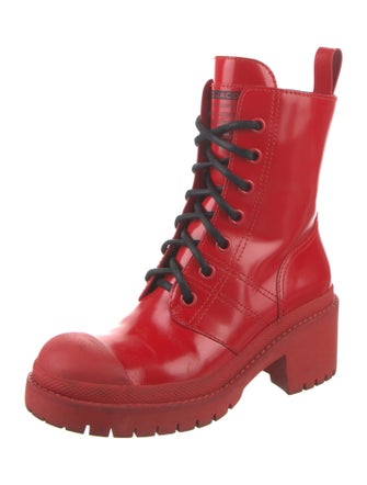 Marc Jacobs Leather Combat Boots
