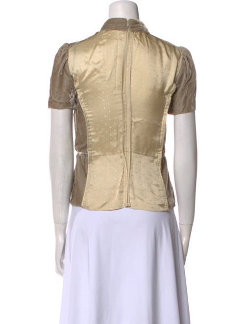 Marc Jacobs Short Sleeve Button-Up Top