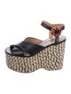 Marc Jacobs Leather Printed Espadrilles