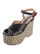 Marc Jacobs Leather Printed Espadrilles