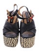 Marc Jacobs Leather Printed Espadrilles