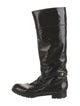 Marc Jacobs Patent Leather Combat Boots