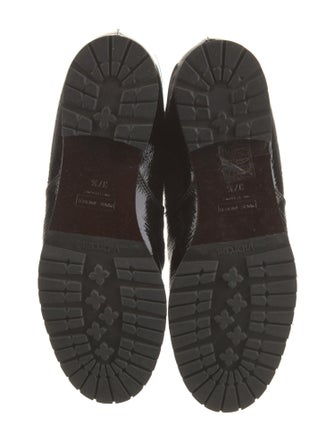 Marc Jacobs Patent Leather Combat Boots