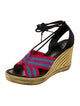 Marc Jacobs Raffia Striped Espadrilles