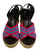 Marc Jacobs Raffia Striped Espadrilles