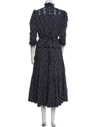 Marc Jacobs Polka Dot Print Ruffle Embellishment Skirt Set