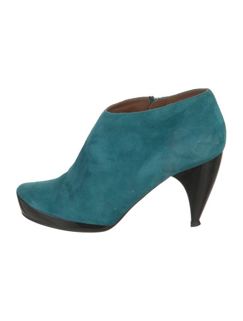 Marc Jacobs Suede Colorblock Pattern Mules