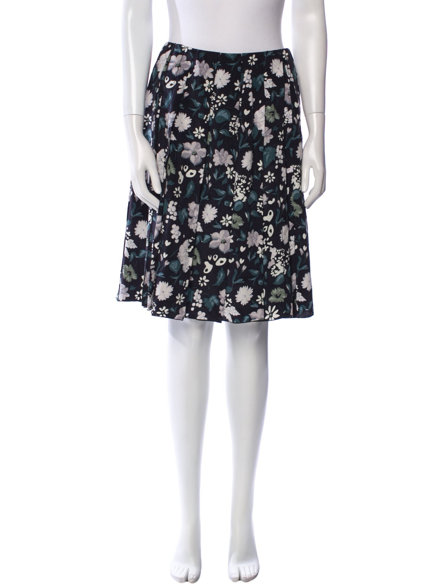 Marc Jacobs Silk Knee-Length Skirt