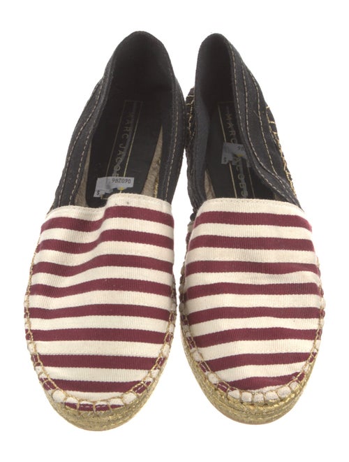 Marc Jacobs Striped Glitter Accents Espadrilles