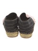 Marc Jacobs Striped Glitter Accents Espadrilles