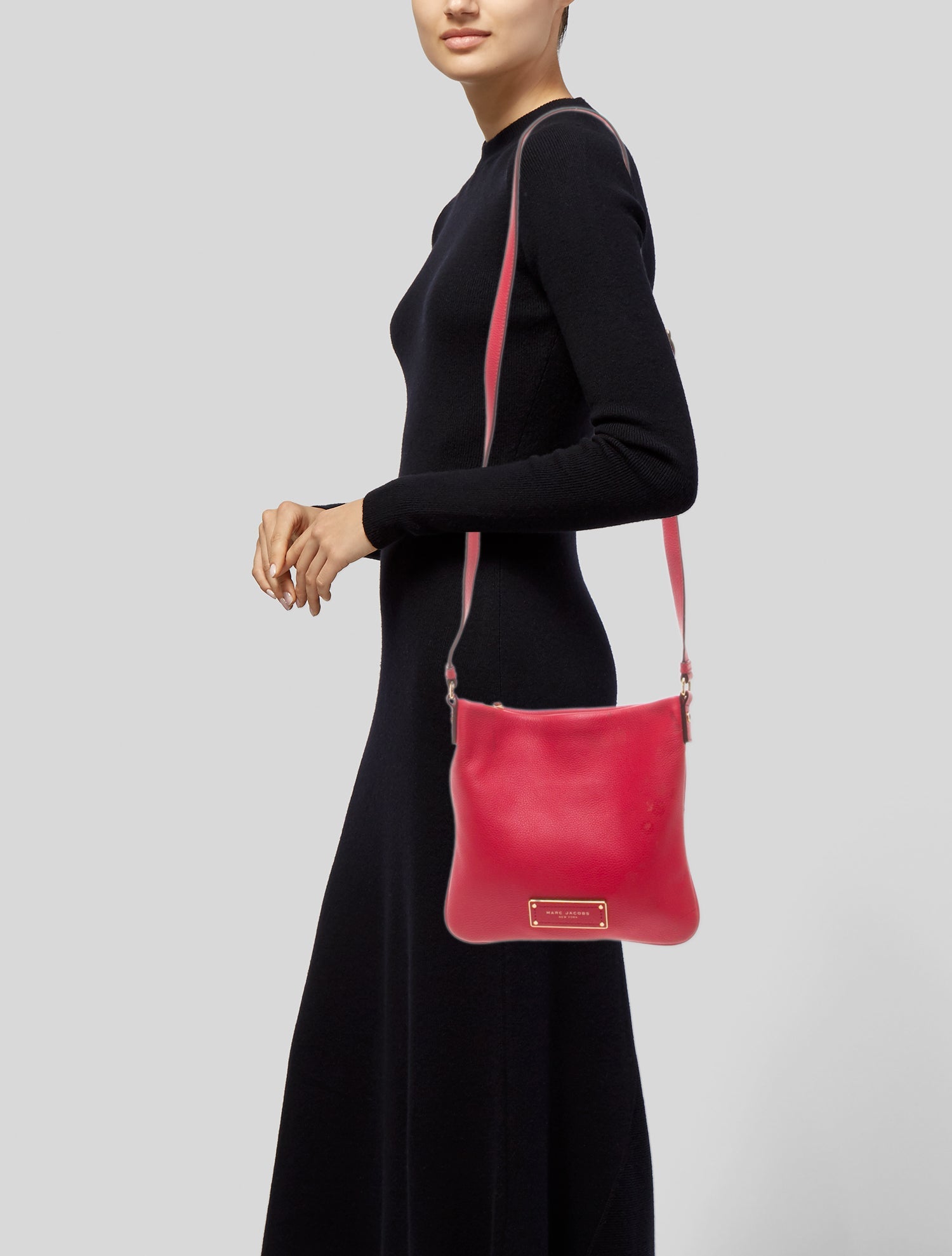 Marc Jacobs Leather Messenger Bag