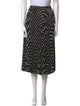 Marc Jacobs Polka Dot Print Midi Length Skirt