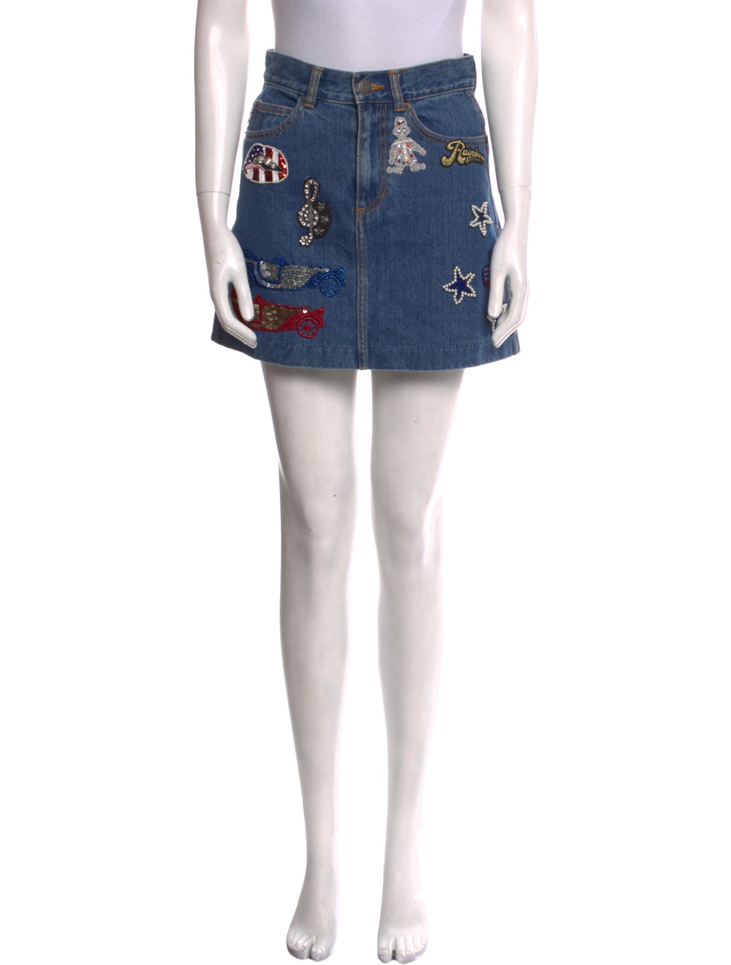 Marc Jacobs Floral Print Mini Skirt