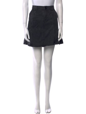 Marc Jacobs Embroidered Accent Mini Skirt