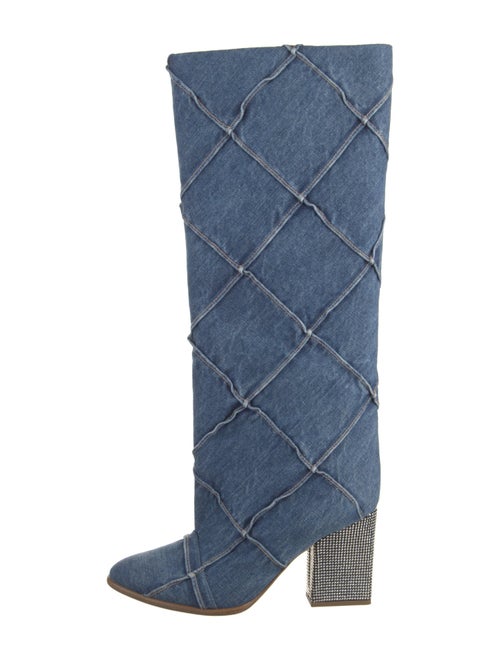 Marc Jacobs Denim Riding Boots