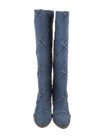 Marc Jacobs Denim Riding Boots