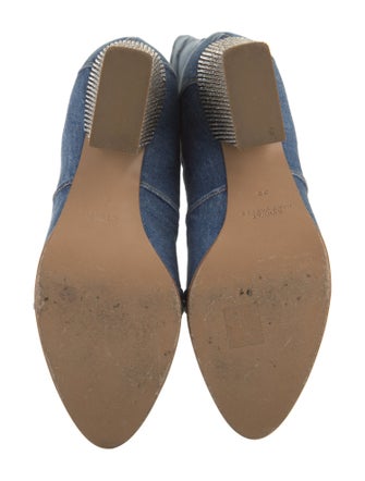 Marc Jacobs Denim Riding Boots