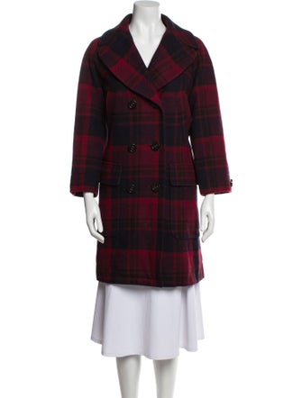 Marc by Marc Jacobs Plaid Print Peacoat