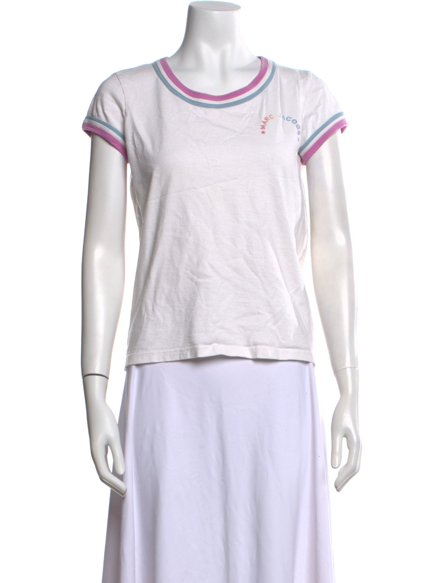 Marc Jacobs Scoop Neck Short Sleeve T-Shirt