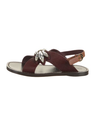 Marc Jacobs Leather Slingback Sandals