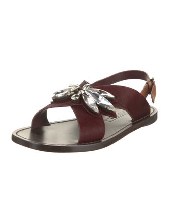 Marc Jacobs Leather Slingback Sandals