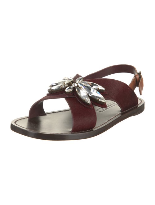 Marc Jacobs Leather Slingback Sandals
