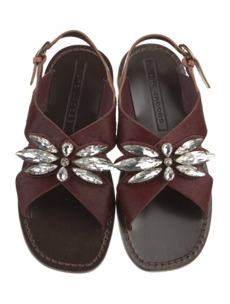 Marc Jacobs Leather Slingback Sandals