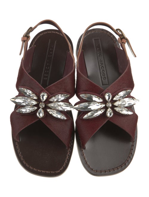 Marc Jacobs Leather Slingback Sandals