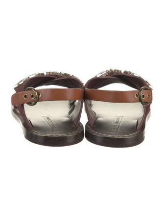 Marc Jacobs Leather Slingback Sandals