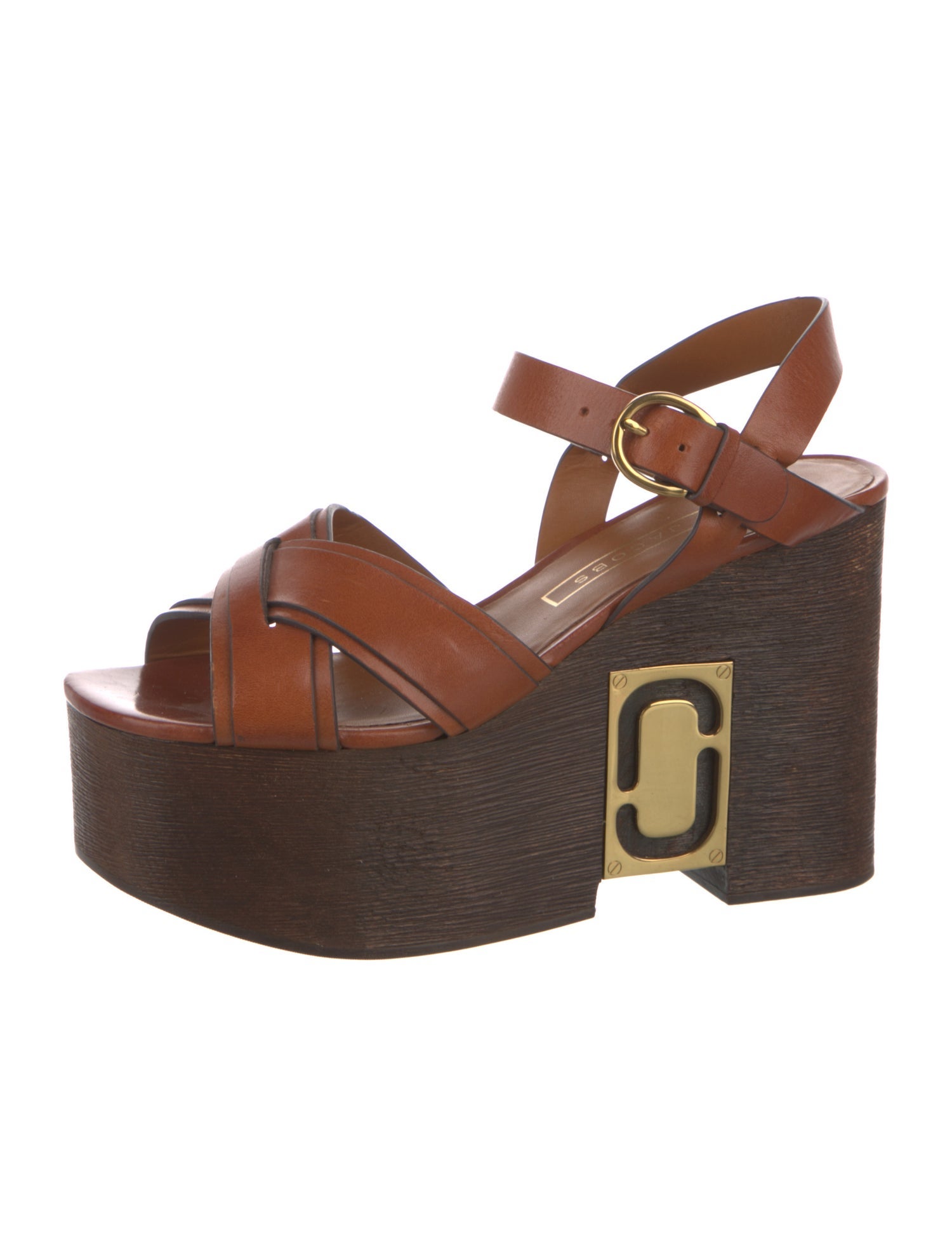 Marc Jacobs Leather Slingback Sandals