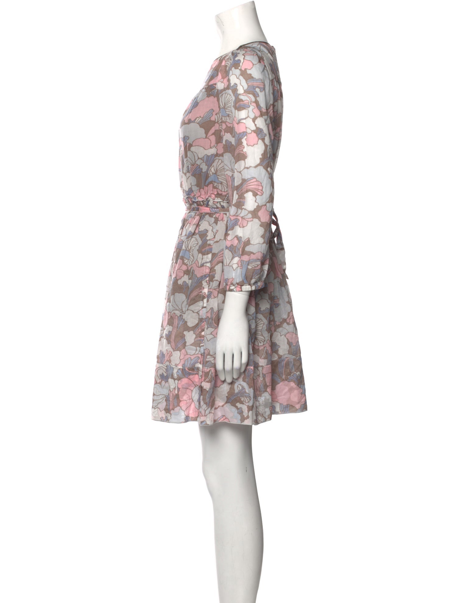Marc Jacobs Floral Print Mini Dress
