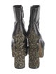 Marc Jacobs Leather Animal Print Boots