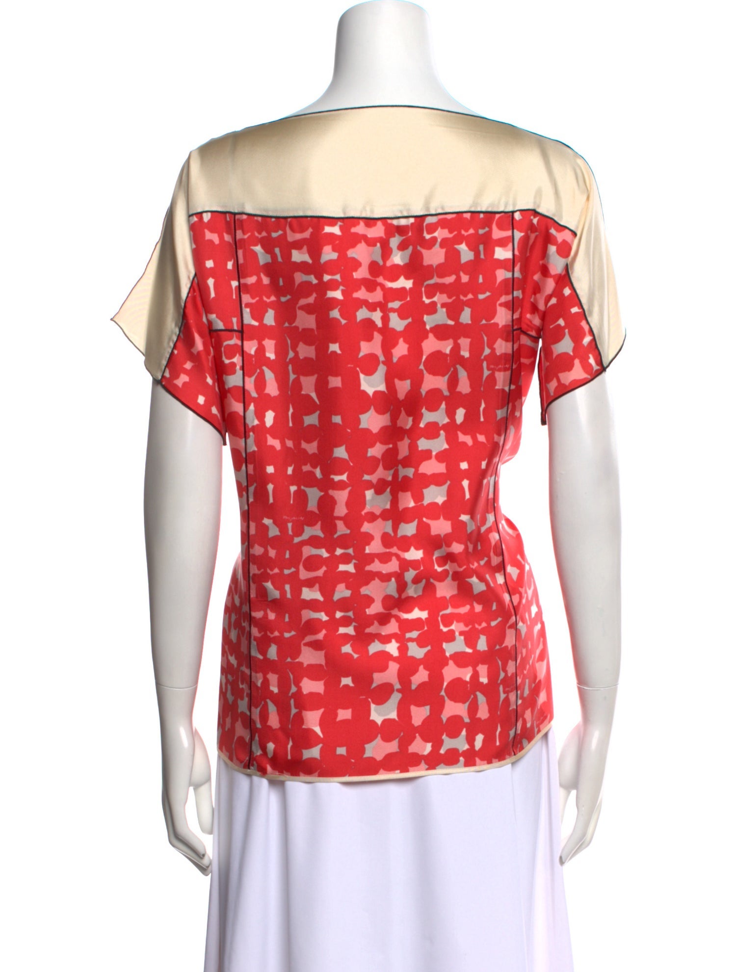 Marc Jacobs Silk Printed Blouse