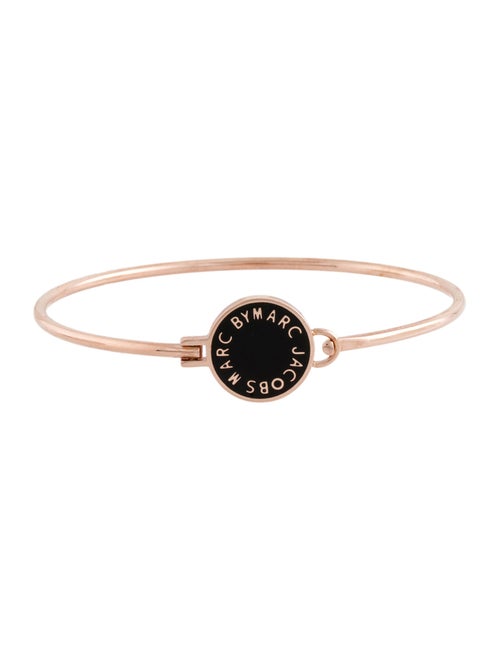 Marc Jacobs Enamel Skinny Disc Hinged Bracelet Bangle