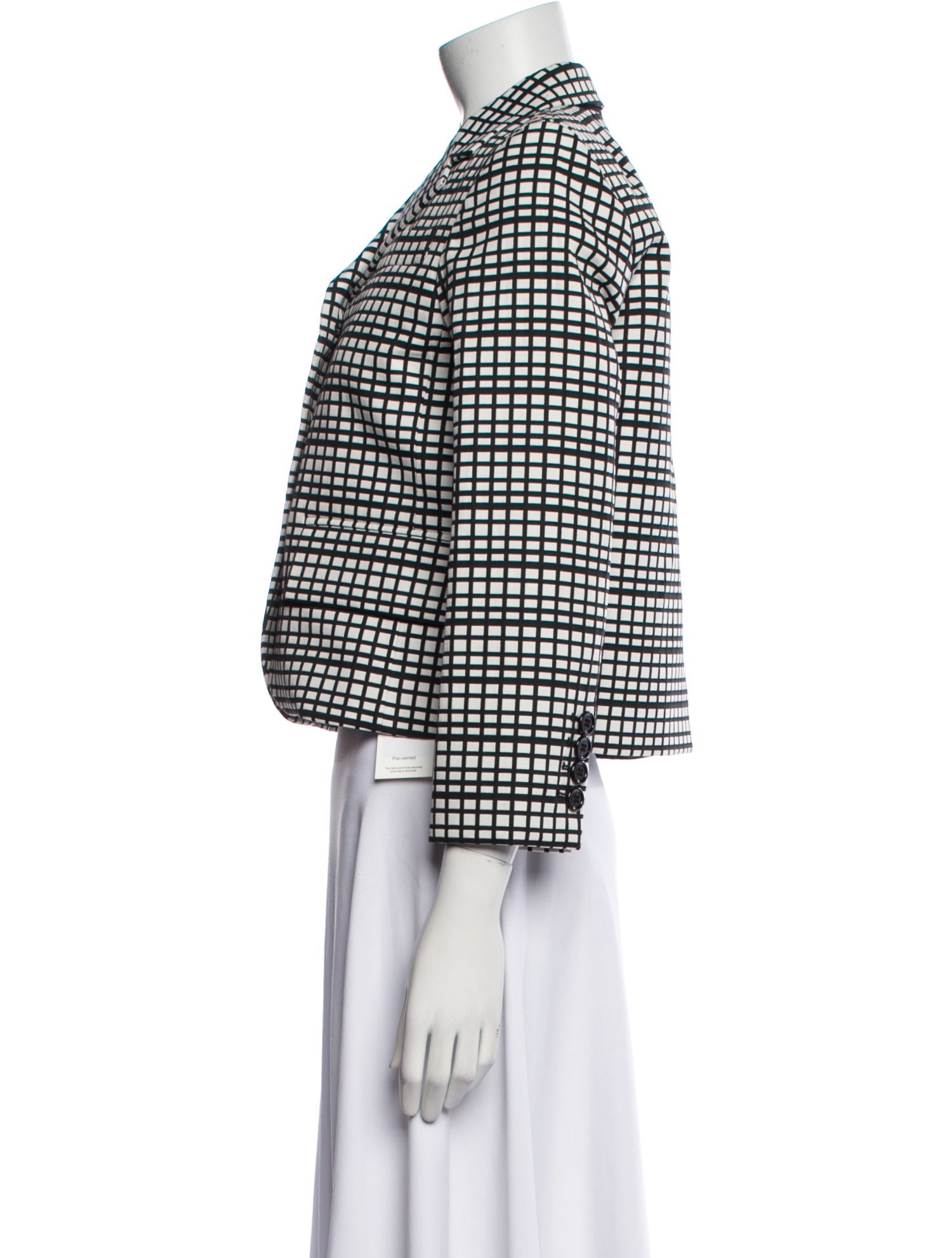 Marc Jacobs Plaid Print Blazer