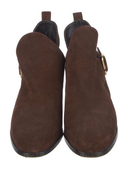 Marc Jacobs Suede Leather Trim Embellishment Boots