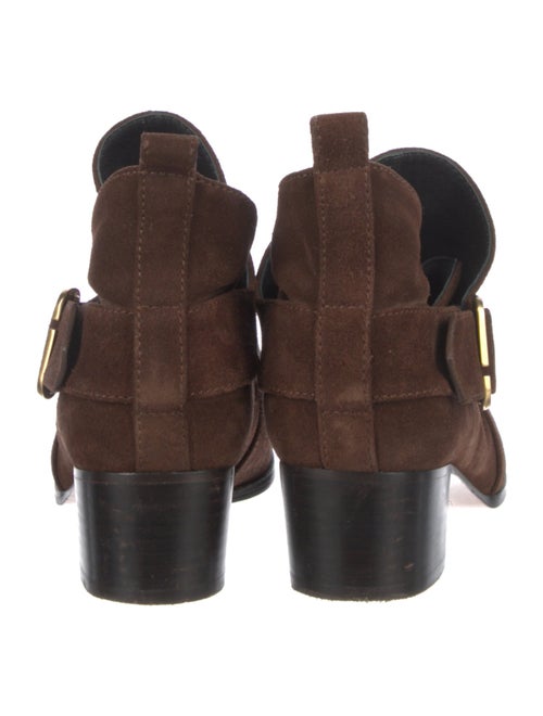 Marc Jacobs Suede Leather Trim Embellishment Boots