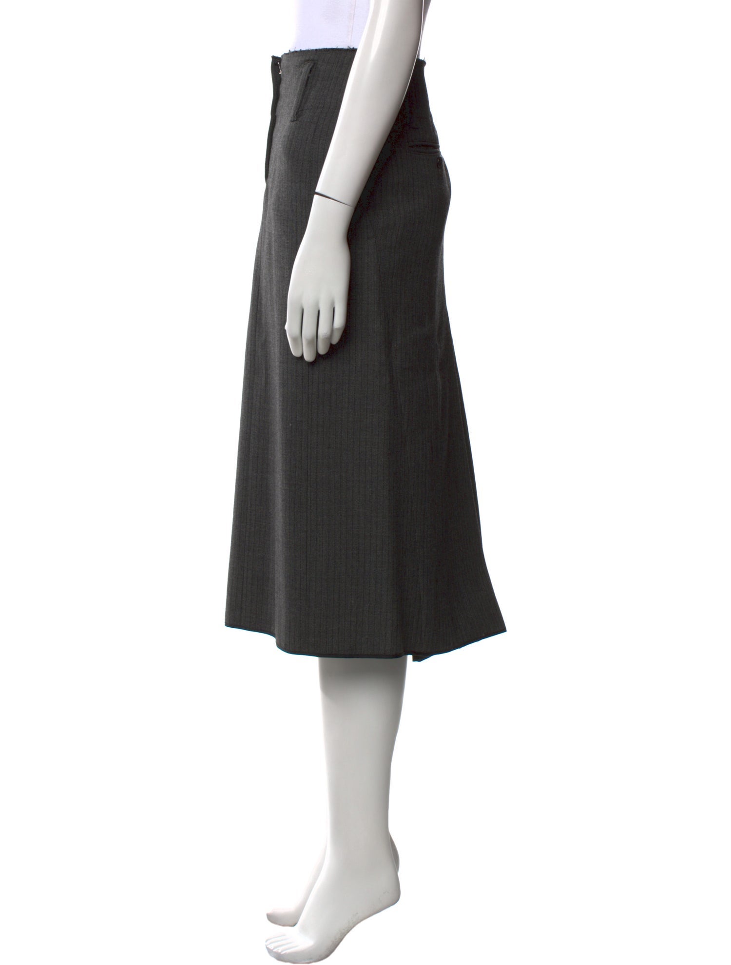 Marc Jacobs Wool Midi Length Skirt