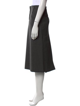 Marc Jacobs Wool Midi Length Skirt