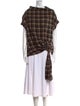 Marc Jacobs Wool Plaid Print Tunic