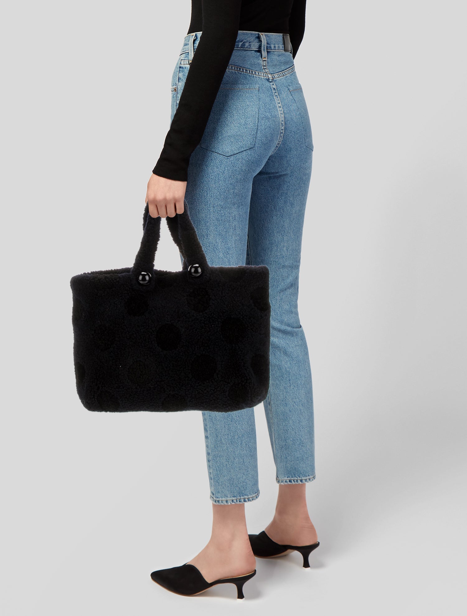 Marc Jacobs Shearling Top Handle Bag